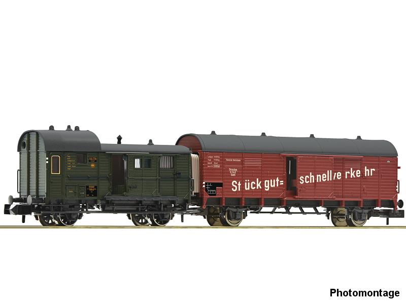 Fleischmann N Güterwagen-Set Leig-Wageneinheit 1 DRG Epoche II 2-teilig 6660032