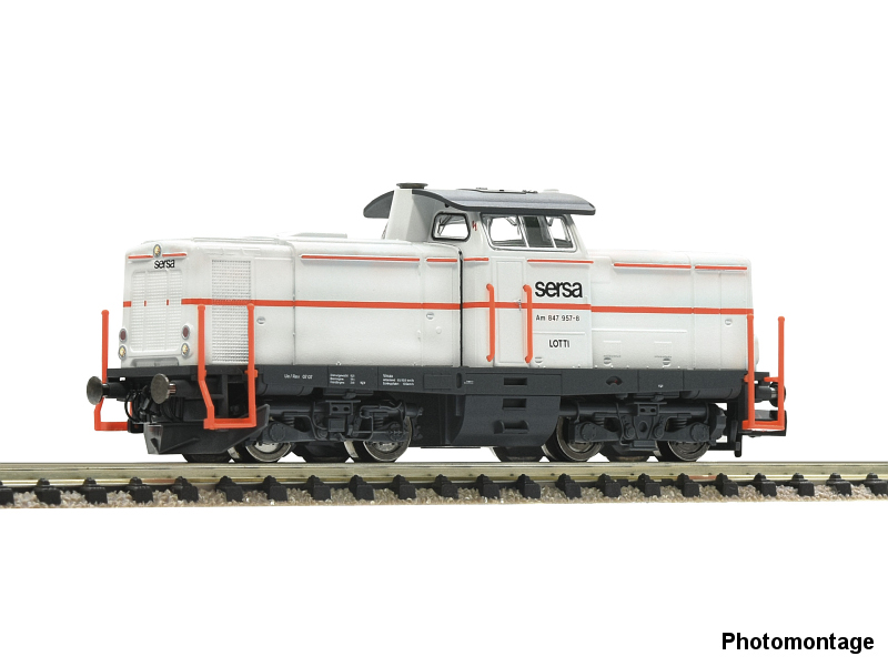 Fleischmann N Diesellokomotive BR Am 847 Sersa Epoche V analog 721212