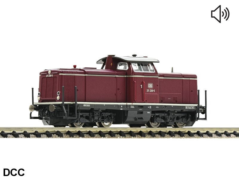 Fleischmann N Diesellokomotive BR 211 DB Epoche IV DCC digital + Sound 721280