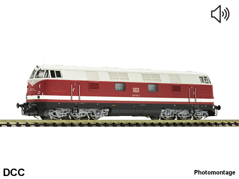 Fleischmann N Diesellokomotive BR 228 DB AG Epoche V DCC digital + Sound 7370005