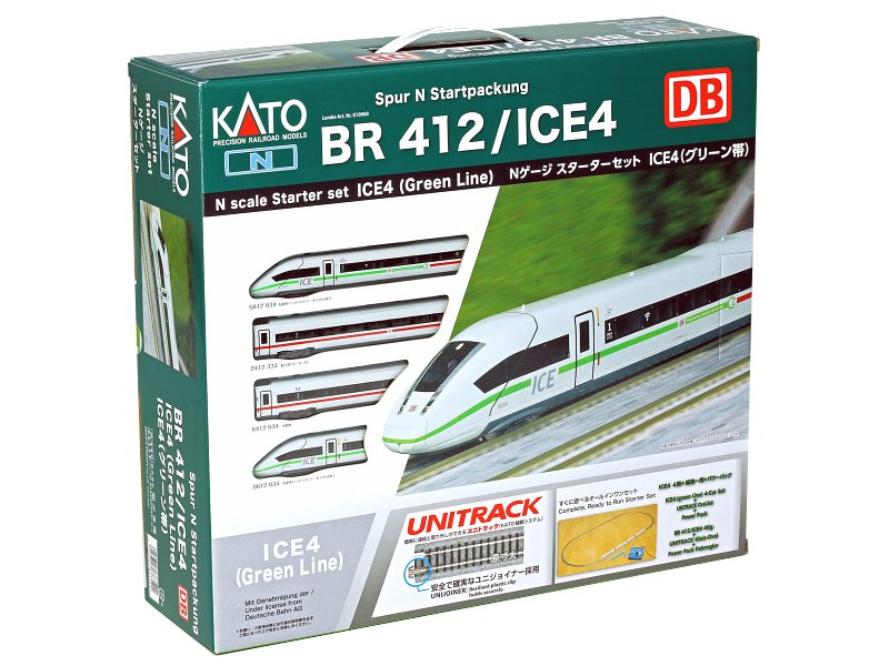 KATO N ICE 4 BR 412 Analog Startset mit Gleisoval und Trafo K10960