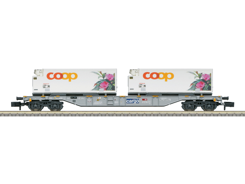 Minitrix Güterwagen Containertragwagen SBB Cargo Ep.VI 15494