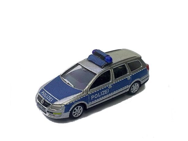 Wiking 092101 Polizei VW Passat blau Spur N