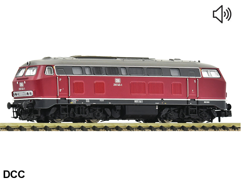 Fleischmann N Diesellokomotive BR 218, DB Epoche IV DCC digital + Sound 724301